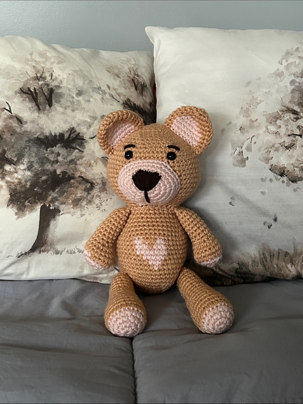 Opportunity Crochet Teddy Bear - Handmade